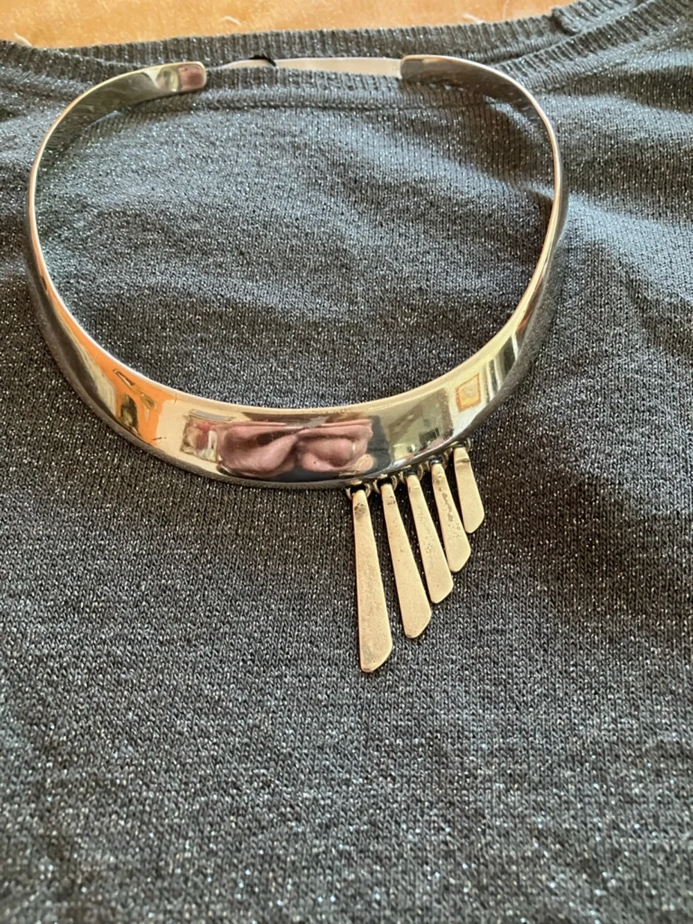 Vintage Sterling Silver Chocker Handcrafted in Taxco, Mexico - Picture 4 of 7